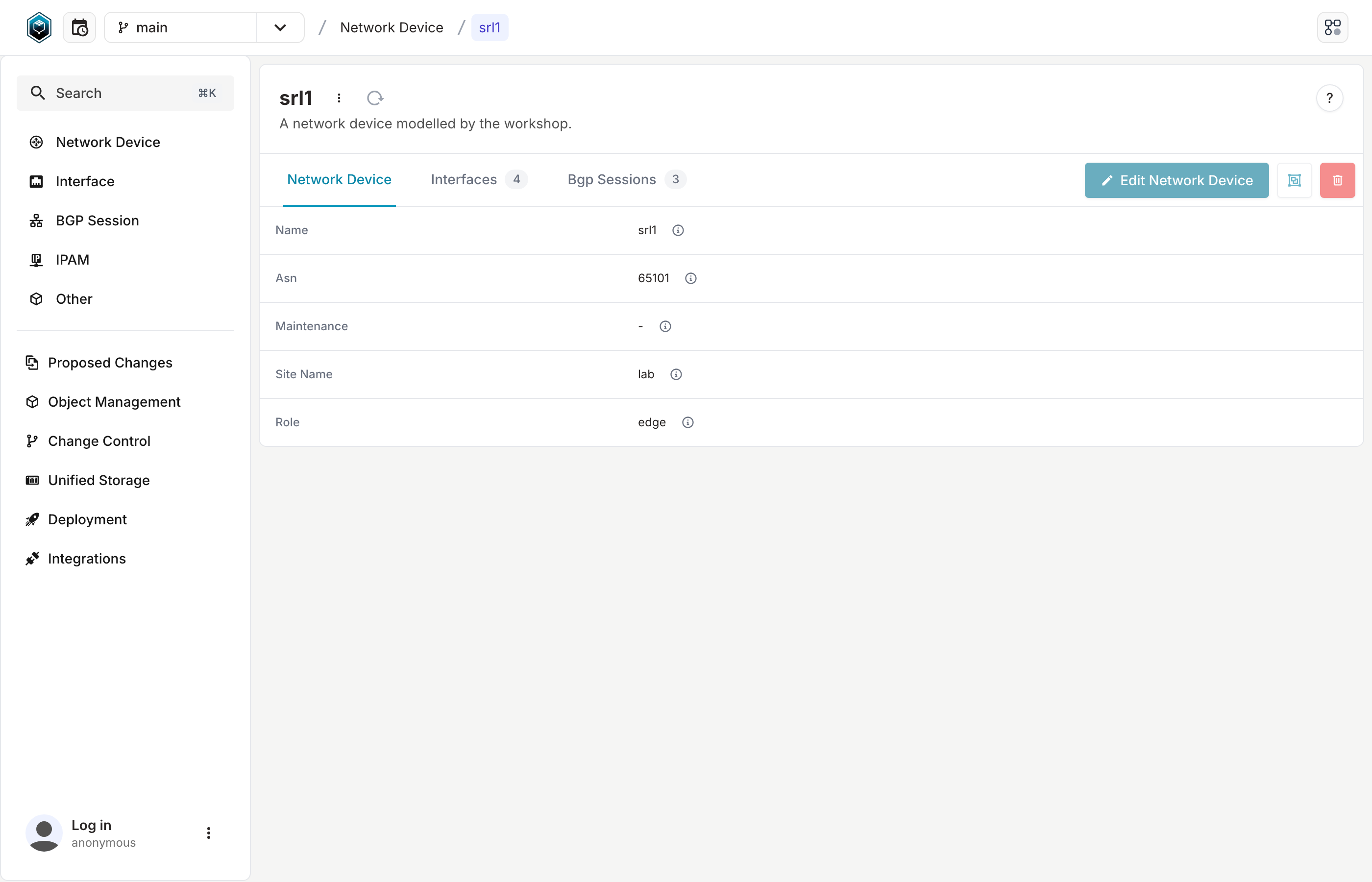 Infrahub WorkshopDevice srl1